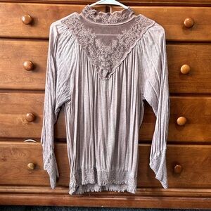 Women’s Buckle Turtleneck Blouse